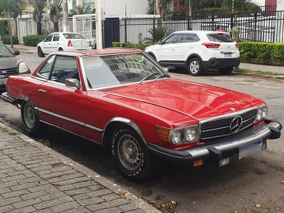 MERCEDES-BENZ 450 SL 4.5 CONVERSÍVEL V8 GASOLINA 2P AUTOMÁTICO